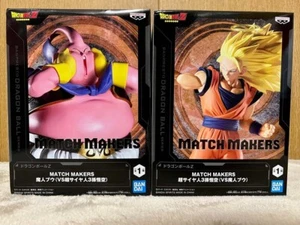 Dragon Ball Z Match Makers Majin Buu VS Super Saiyan 3 Son Goku conjunto figura - Imagen 1 de 6