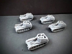 HO Scale Lot German Wespe Artillery Tank Company X5 - Bild 1 von 3