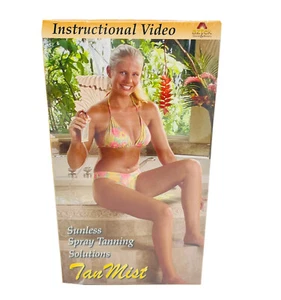 Video VHS instructivo vintage como se ve en TV bronceado en aerosol sin sol 'Tan Mist' - Imagen 1 de 3