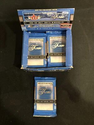 Paquete de béisbol Fleer Flair 2003 (1) sellado de la caja 🔥 Sweet Swatch recuerdos Foto 1 de 4