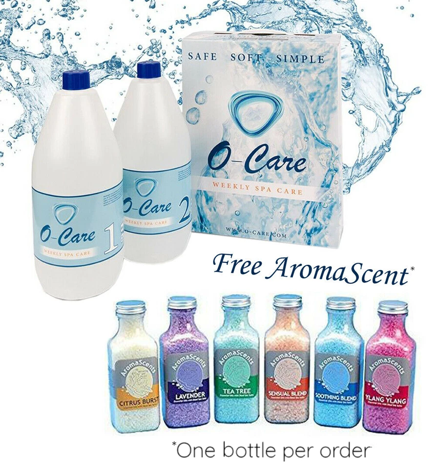 O-care Once a Week Hot Tub Spa Water Treatment 78 Less Chemicals Ocare for Tubs