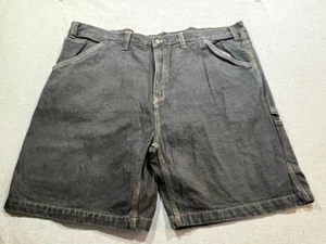Faded Glory Shorts Mens 46 Blue Cargo Carpenter Pocketed Zip Button Men. - Picture 1 of 8