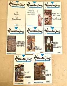 HUMANISME revue des Francs Maçons du grand orient de France (lot 8 fascicules) - Imagen 1 de 2
