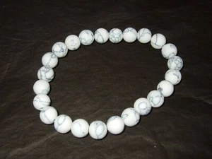 - Bracciale Pietra Cristalloterapia - HOWLITE grezza (SF8) - Picture 1 of 1