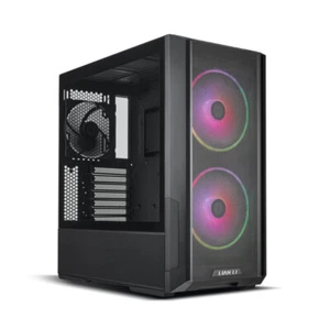 LIAN LI LANCOOL 216 RGB with controller tempered glass Mid tower Case Black - Picture 1 of 2
