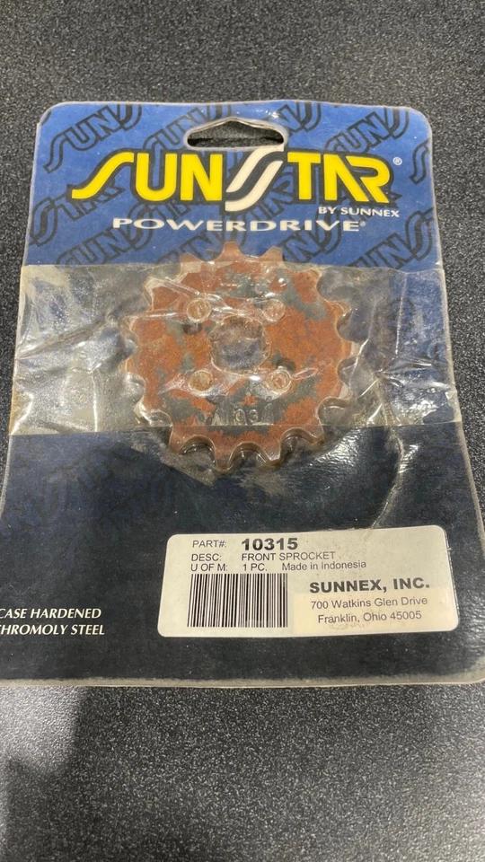 Honda MSX125 2019 Grom, piñón delantero Sunstar 15T, 10315 Foto 1 de 1