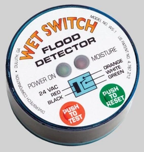 Detector de inundaciones interruptor húmedo Diversitech WS-1 24 VAC 2 A - Imagen 1 de 4