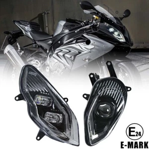 E24 LED Headlight Assembly Hi/Low Beam DRL For BMW S1000RR 2015 2016 2017 2018 - Picture 1 of 14