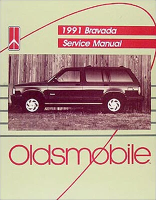 1991 Oldsmobile Bravada Reparación Tienda Manual 91 Olds Original Servicio Libro - Imagen 1 de 2