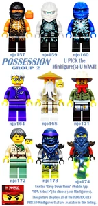 Genuine LEGO U PICK Ninjago POSSESSION Minifigures GROUP 2 **NEW** - Picture 1 of 29