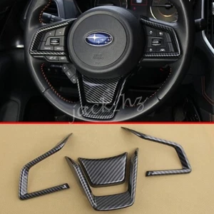 Interruptor de volante interior de fibra de carbono para Subaru Forester Crosstrek - Imagen 1 de 7