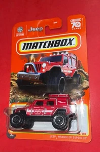 Matchbox 2022 Jeep Wrangler Superlift 42/100 KOSTENLOSER VERSAND - Bild 1 von 2