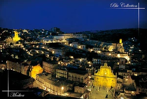 CARTOLINA DA COLLEZIONE ORA BLU SICILIA - PANORAMA DI MODICA DAL DENTE - Picture 1 of 1