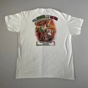 Delta Corona Cinco De Mayo Graphic T-shirt Donkey Men’s Large White - Picture 1 of 3