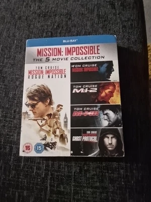 Mission: Impossible the 5 Movie Collection Blu-ray 2015 Tom Cruise 4 Discs - Image 1 of 4