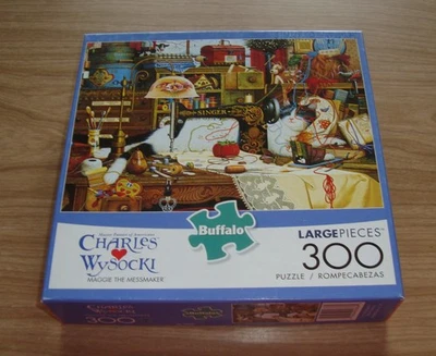 Maggie the Messmaker Wysocki Buffalo 300 шт. головоломка в комплекте 21x15" - Изображение 1 из 4