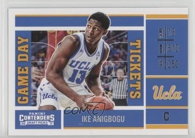 2017 Panini Contenders Draft Picks Game Day Tickets Ike Anigbogu #18 Rookie RC - Image 1 of 2