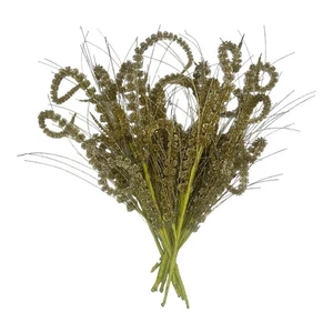 Lote de 9 piezas de tallos florales en spray brillo dorado vintage de Navidad - Imagen 1 de 6