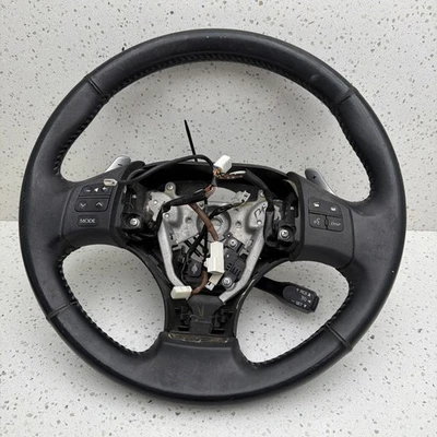 06-10 LEXUS IS250 IS350 VOLANTE CUERO NEGRO OEM Foto 1 de 4
