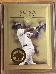 1996 Leaf 22 Karat Gold Star Sammy Sosa Card #3 of 15 Serial #D /2500 Cubs - Picture 1 of 3