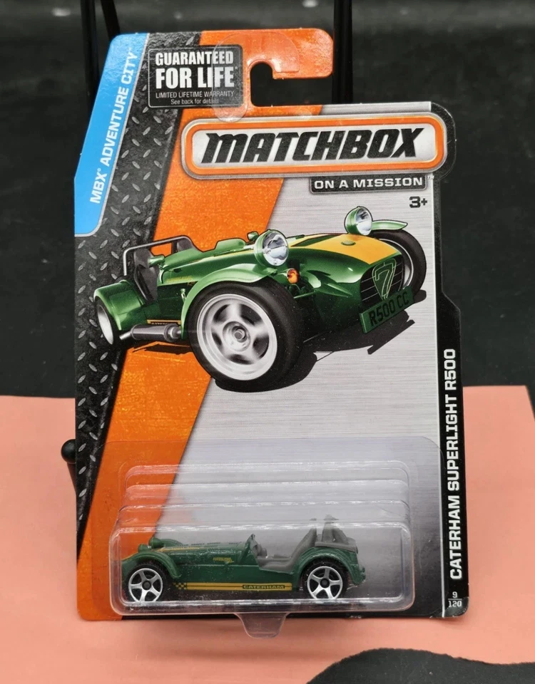 MATCHBOX ON A MISSION MBX Adventure City Caterham Superlight R500 Green - NEW - Image 1 of 1