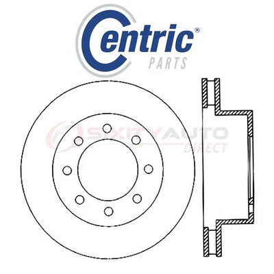 Centric C-TEK Disc Brake Rotor for 2006-2008 Dodge Ram 1500 3.7L 4.7L 5.7L ny - Изображение 1 из 4