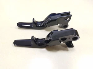Gloss Black Shorty Brake Clutch Levers For Harley Dyna Wide Glide FXDWG Softail - Picture 1 of 7
