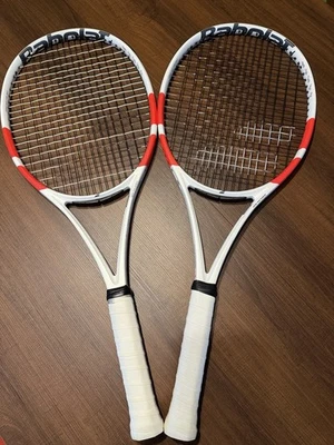 Raqueta de tenis Babolat Pure Strike 100 16x20 lote de 2 4 1/4 Foto 1 de 4