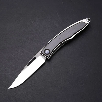 Chris Reeve Knives Mnandi - Bog Oak Inlayed Titanium / MagnaCut Blade - Image 1 of 4