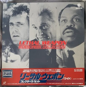 LETHAL WEAPON TRILOGY Widescreen Collection 🇯🇵 LASERDISC BOX SET + OBI - Picture 1 of 4