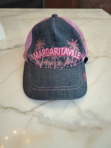 Jimmy Buffett Margaritaville Las Vegas Trucker Hat Pink And Black - Picture 1 of 4