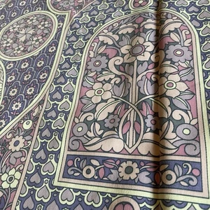Pat Albeck Osman Fabric ‘Minaret’ Vintage Pink Unused 67x92" & 67x94"Floral - Picture 1 of 16