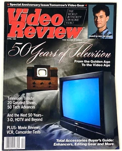 Video Review Magazine - April 1989 - 50 Years of Television - Bild 1 von 2