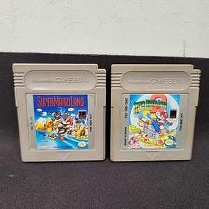 Super Mario Land 1 2 Game Boy Nintendo GB Original Spiele - Bild 1 von 12