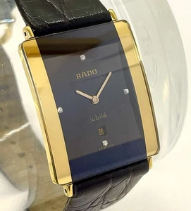 RADO JUBILE HERRENUHR DAMENUHR UHR Saphir Diamonds Gold LÄUFT! TOP ZUSTAND! - Bild 1 von 11