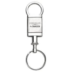 Satin-Chrome Valet Keychain - Officially Licensed for Chrysler PT Cruiser - Picture 1 of 3