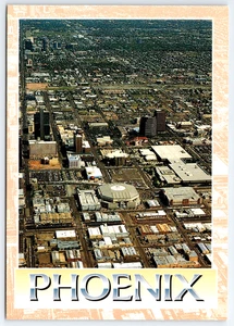 Postal vista aérea Phoenix capital de Arizona sin publicar - Imagen 1 de 2