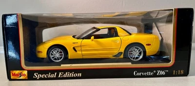 Corvette Z06 2002 (C5), nuevo amarillo millennium - Maisto 1:18 edición especial Foto 1 de 4