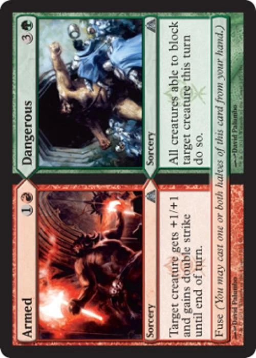 Armed / Dangerous -Foil Medium Play MTG Dragon's Maze - Image 1 of 1