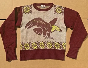 1940er WW2 Ära Weißkopfseeadler Langarm Pullover SPORTWEAR FOR BETTER TRADE Sterne - Bild 1 von 6