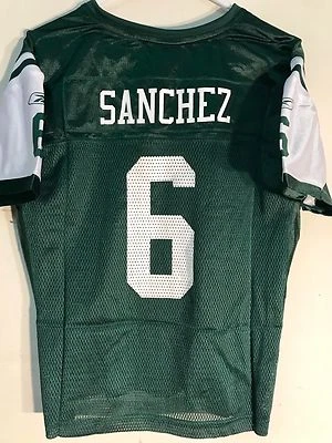 Camiseta para mujer Reebok NFL Jets Mark Sanchez verde talla 2X Foto 1 de 2
