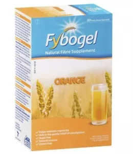 Sobres de suplemento de alivio del estreñimiento de fibra Fybogel naranja paquete de 30 ozhealthexpe - Imagen 1 de 1