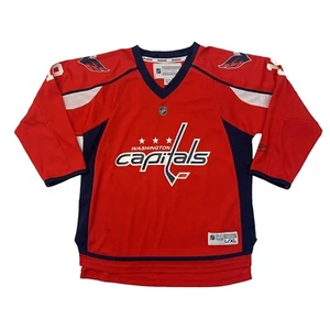 Reebok Washington Capitals Jersey Youth L/XL Red Nicklas Backstrom 19 NHL Hockey - Picture 1 of 11