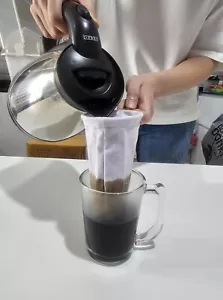 Colador De Cafe Para Hacer Cafe Chorreado Tradicional De Tela Reutilizable - Picture 1 of 12