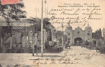 España - Exposicion Valenciana 1909 - Vista general - Ed. L. Crumière 18 - Imagen 1 de 2