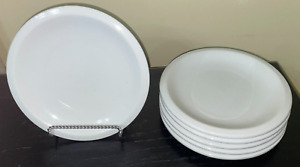 (6) Culinary Arts CAFEWARE Porcelain 10 1/8" Dinner Plates