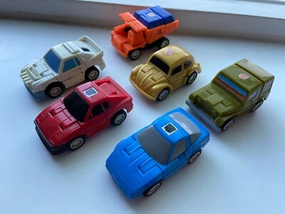 Transformers G1 1986 Throttlebots figure LOT hasbro 3 - Image 1 of 4