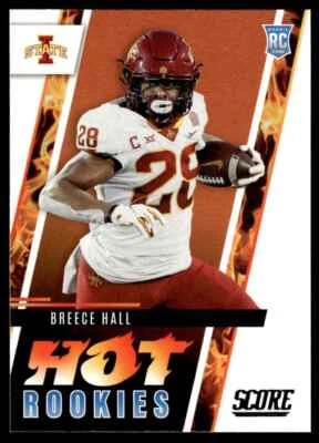2022 Score Hot Rookies Breece Hall RC Iowa State Cyclones #HR5 - Image 1 of 2