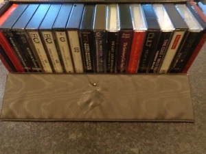 JOB LOT 16 80'S CASSETTE TAPES In 80's Cassette Case 7xU2/5xCULT/BOWIE NEW OOP - Picture 1 of 17