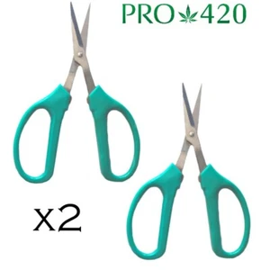 Bud Trimming Scissors by PRO 420 2 pack PRUNING TRIMMING HARVEST - Picture 1 of 7
